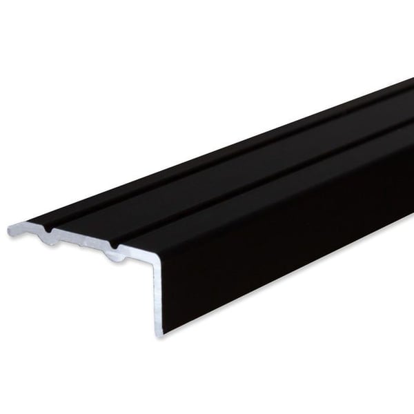 PROVISTON Anodiserad aluminiumhörnlist Mörkbrons l 24,5 mm H 10 mm L 1000 mm Självhäftande