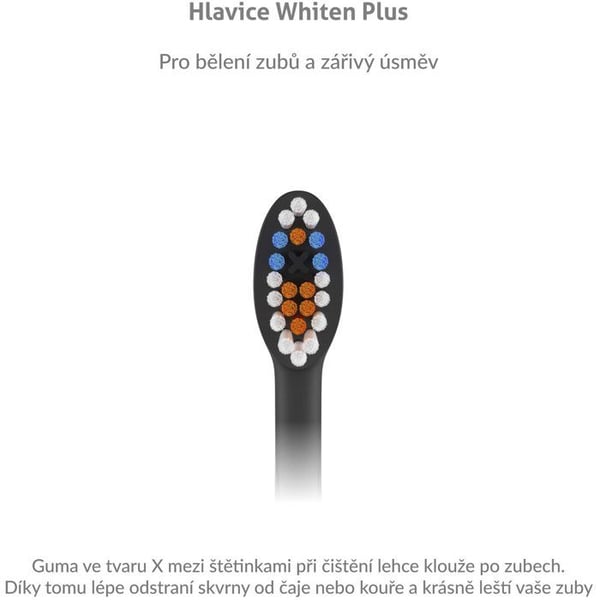 TrueLife SonicBrush K-seriens huvuden Whiten Plus svart 2-pack