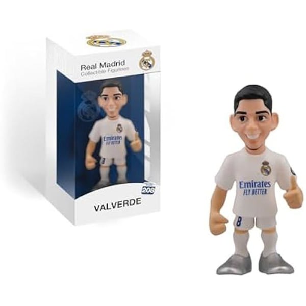 Figur - MINIX - MN18420 - Real Madrid - 12 cm - PVC - Gave til fodboldfans