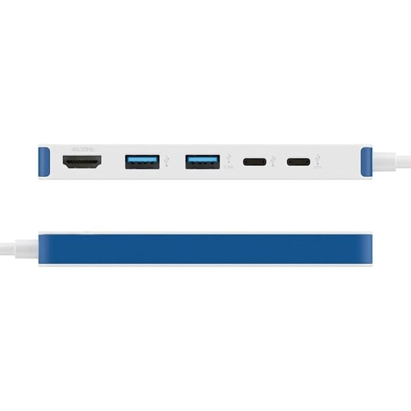 Station för bärbar dator Hyper HYPERDRIVE FLEX5 PORT USB-C HUB BLÅ