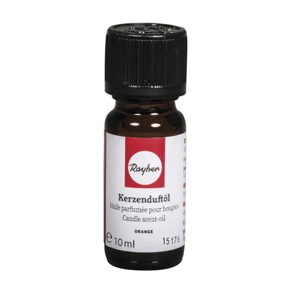 Parfymerad olja - Rayher - Ljusdoftolja - 10 ml - Färg Orange - Perfekt för evenemang