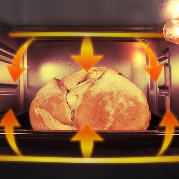 Cecotec Bordovn Bake&Toast 2300 Hvid, 23 L, 1500 W, 3 opvarmningsmetoder, Timer 60 minutter