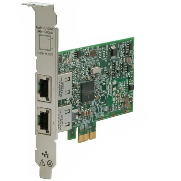 Gigabit Ethernet-kort - HPE - PCI Express x1 - 2 Port(e) - 2 x Netværk (RJ-45) - Fuldhøjde