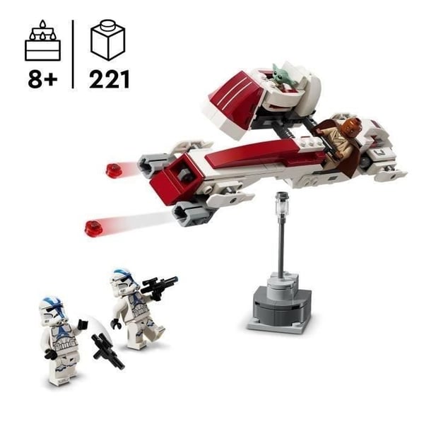 LEGO® Star Wars 75378 The Mandalorian Speeder™ BARC Escape, byggsats