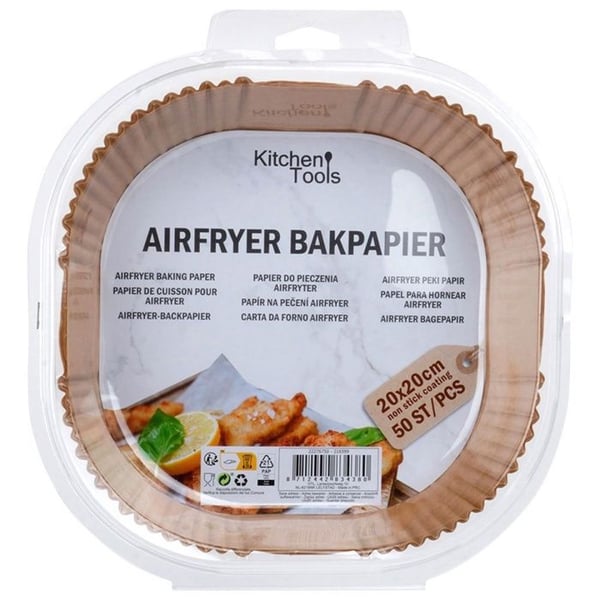 Papper med silikonbeläggning - Mplco - TRITON - 50 stycken - Non-stick - Olje-resistant - 23 cm