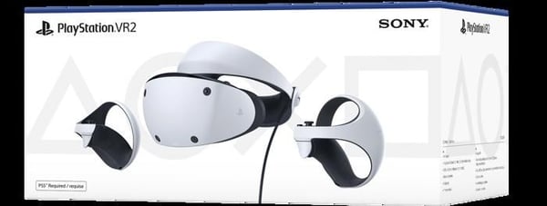 VR-headset - PlayStation - VR2 - 4K HDR - Sense-teknologi - Vit färg