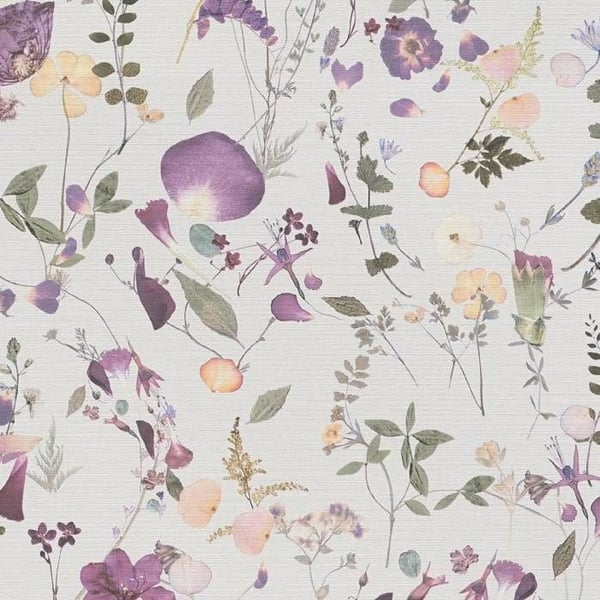 Tapet non-woven 397462 Lila Grön Blommor Floral PintWalls II A.S. Creation