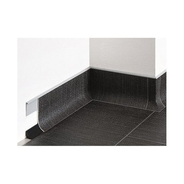 Plint PVC flexibel 25 x 25 x 2500 mm Svart Plast Plint av PROVISTON