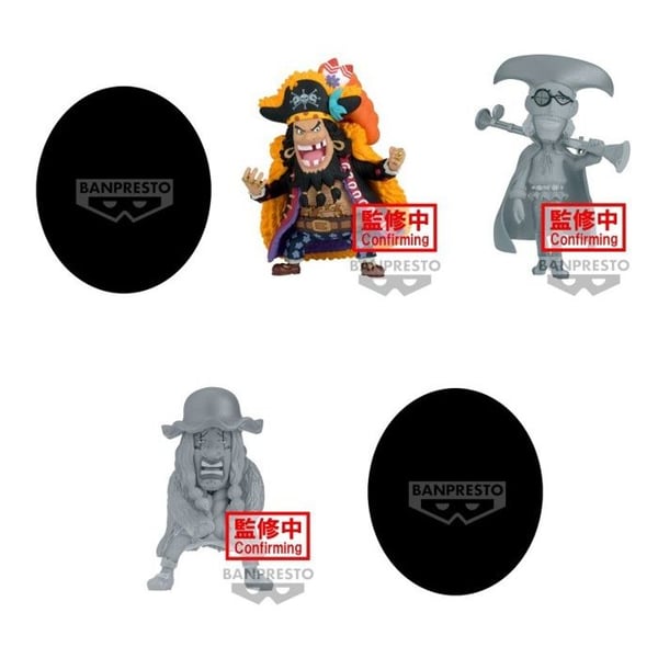 Samlarfigur Banpresto One Piece - World - Trafalgar.Law mot Blackbeard-pirater (x12)