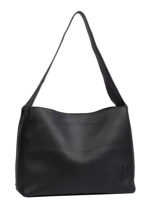Axelväska - TOM TAILOR - Angie Hobo Bag M - Svart - Polyuretan - 27x25x10 cm