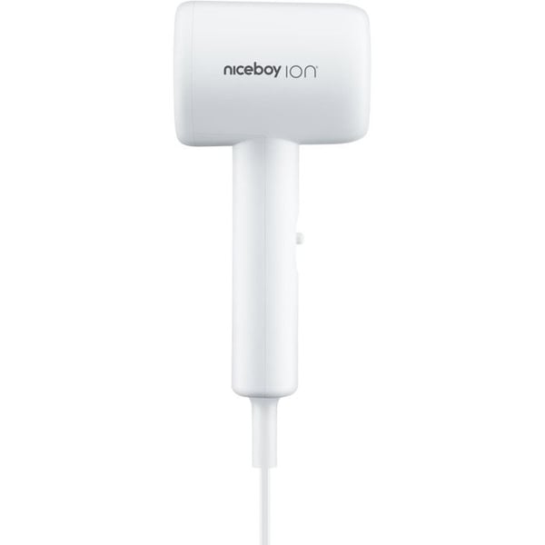Hårfön - NICEBOY - ION AirSonic POP - 1400 W - 2 hastigheter - 2 temperaturer - Vit