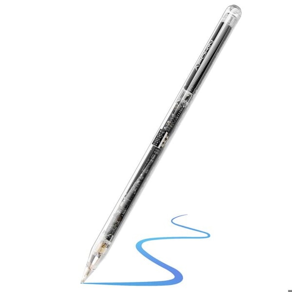 Bluetooth-stylus för iPad Pro, palmavvisande, 8 timmars batteritid, snabb magnetisk laddning, Apokin, genomskinlig