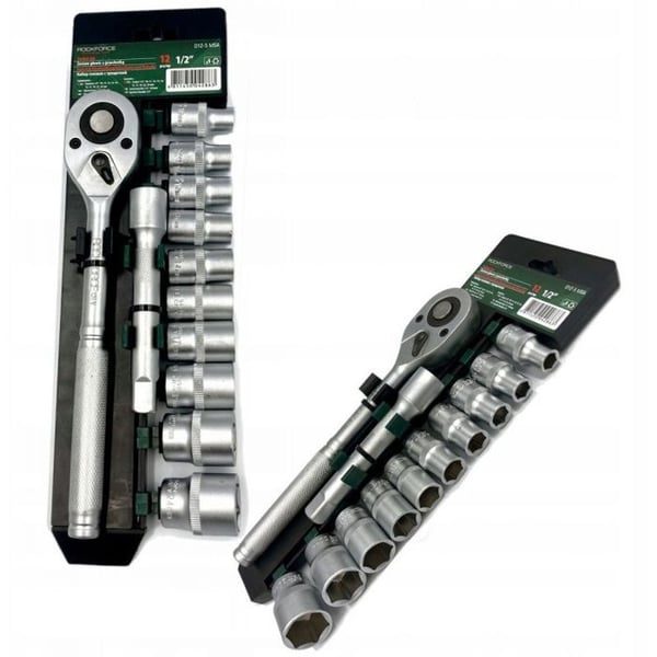 Noname 1/2-tums verktygssats, spärrhandtag 12 delar (10-24 mm) (6-kantig)