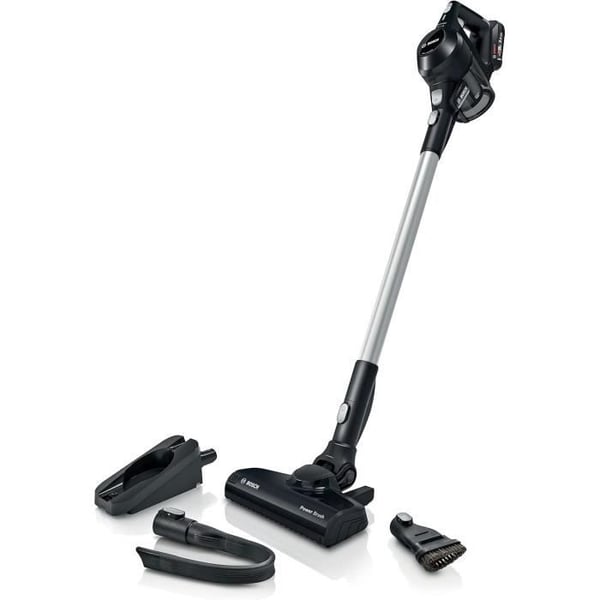 BOSCH BBS611BSC - Sladdlös multifunktions kvastdammsugare - svart - integrerad handdammsugare - 2 hastigheter - 30 min drifttid