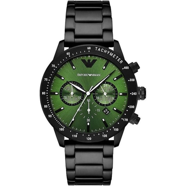 Kronografklocka - EMPORIO ARMANI - AR11472 - Svart - Rostfritt stål - 3 ATM