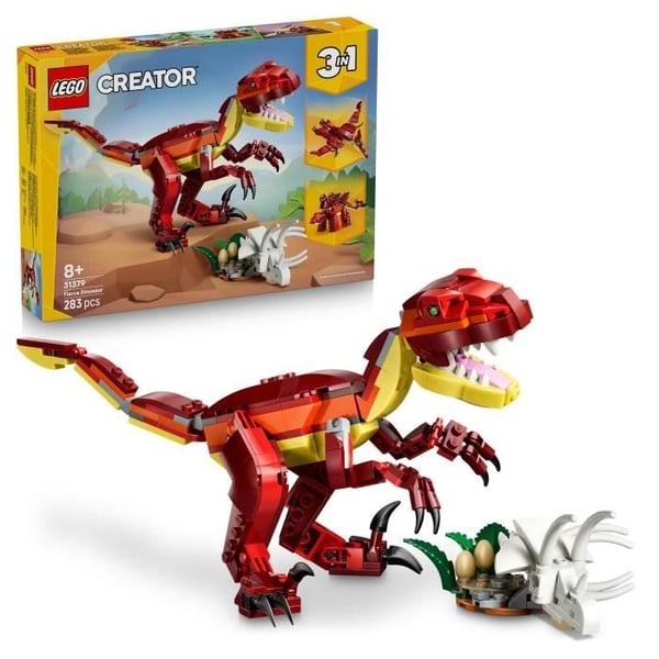 LEGO Creator 3-i-1 31379 Den Vilda Dinosaurien - Byggset från 8 år - Present