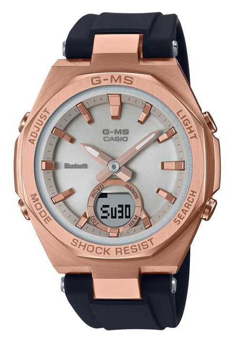 Klocka - Casio - MSG-B100G-1AER - Kvarts - Analog - Svart plastrem