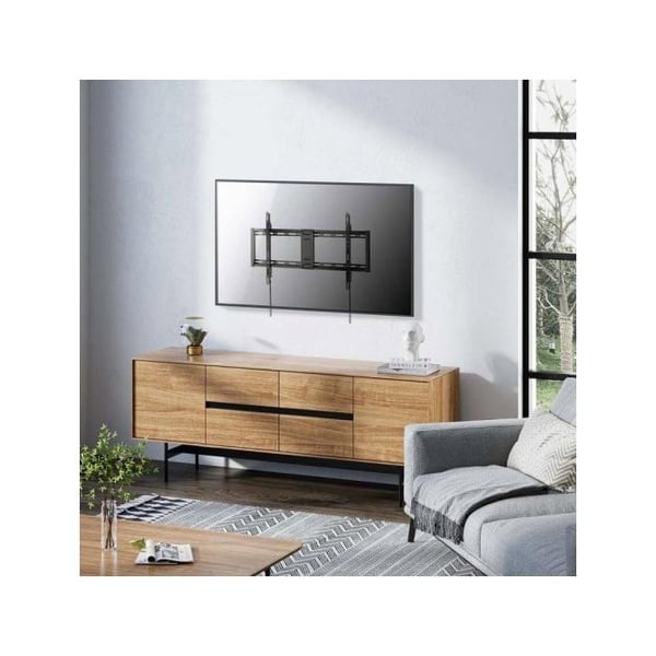 Väggfäste AISENS WT100F-365 för TV 43-100" ultratunt upp till 75kg svart