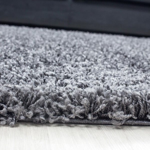Tapis Shaggy - Ayyildiz - 200x200 cm - Grå - 30 mm - Inomhus
