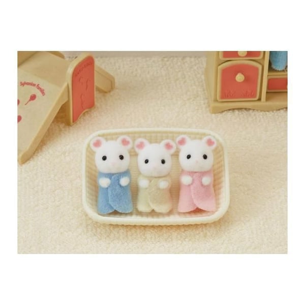 5337 Triple mus marshmallow - SYLVANIAN FAMILIES - Beige - Plast - Från 3 år