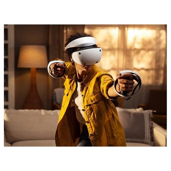 VR-headset - PlayStation - VR2 - 4K HDR - Sense-teknologi - Farve Hvid