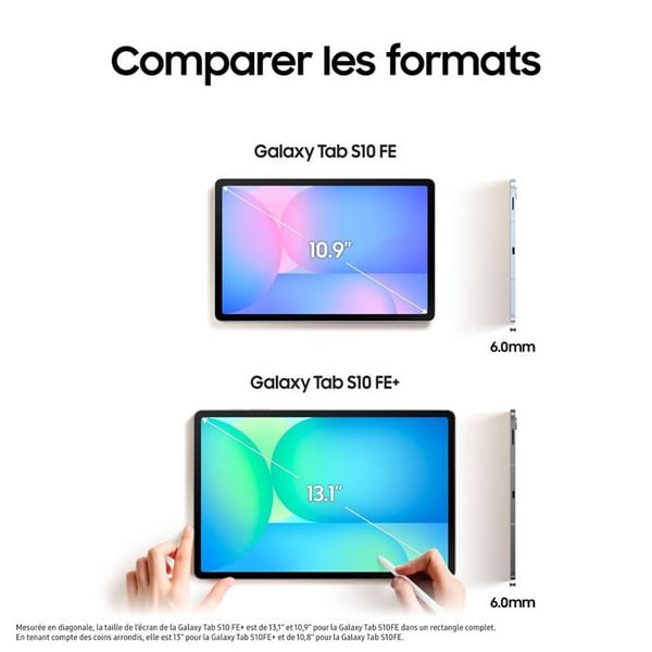 Samsung Galaxy Tab S10FE 10.9'' 8Gt 128Gt 5G HARMAA