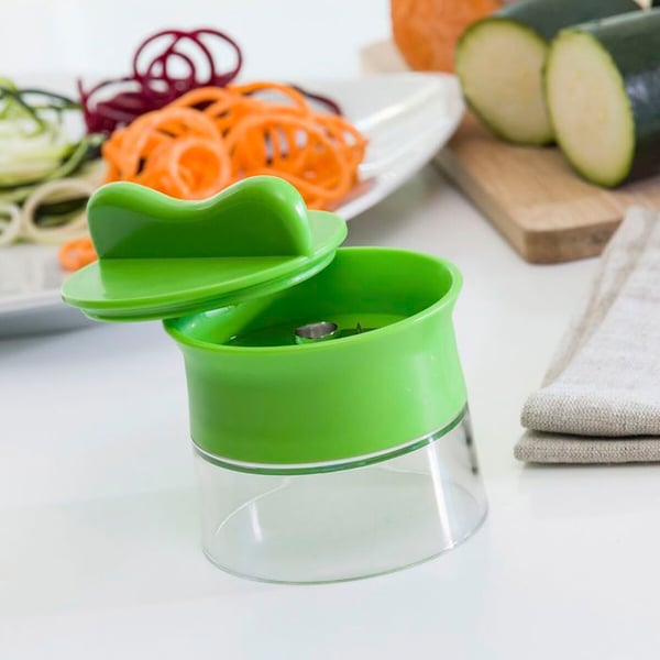 Grönsaksskärare - InnovaGoods - Mini Spiralicer - ABS - Rostfritt stål - Modern design