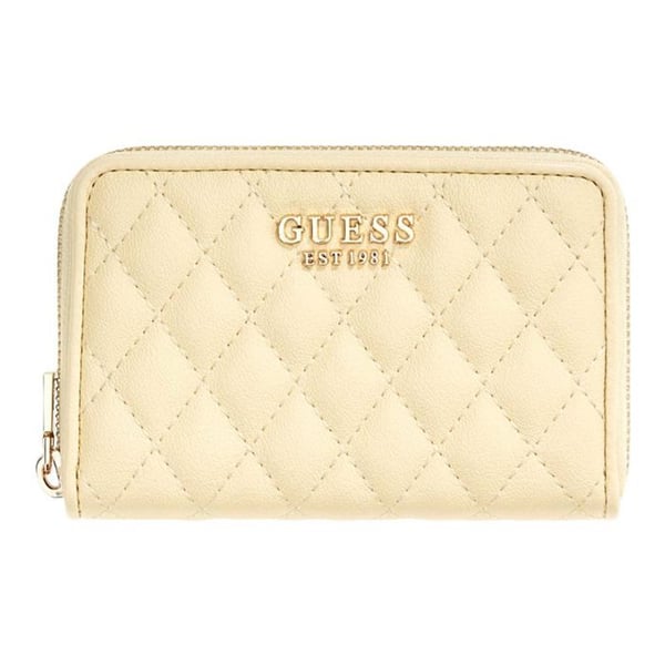 GUESS Gult plånbok för kvinnor - Atabey SLG Medium Zip Around Wallet 333104