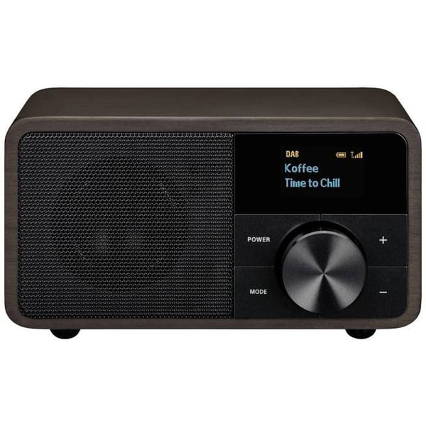 DAB+ radio - SANGEAN - ÄKTA MINI DAB+ - Bluetooth - AUX in - Svart träfodral