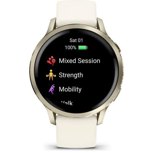 Garmin Venu 4 41mm Beige med Lunar Gold + Bone