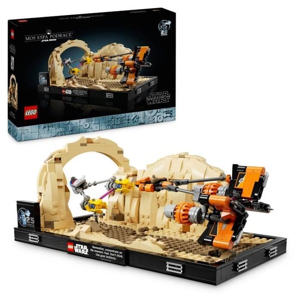 LEGO® Star Wars 75380 Mos Espa Podracer Race Diorama, rymdskepp