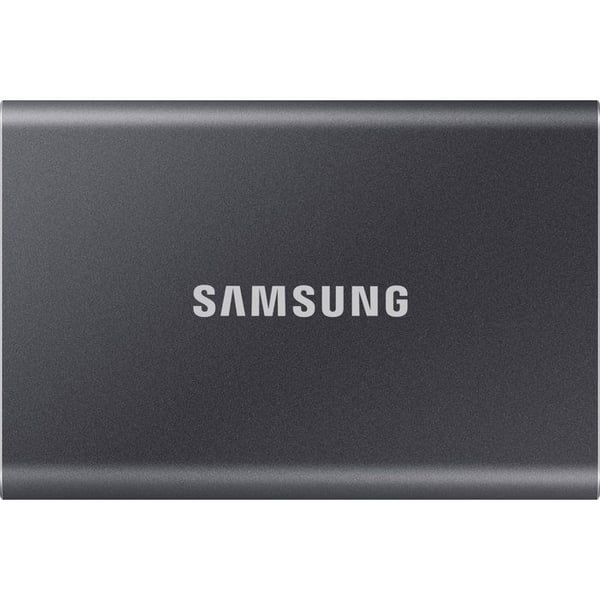 SAMSUNG - T7 Grå - Extern SSD - 2 To - USB 3.2 - Läs hastighet upp till 1 050 Mo/s