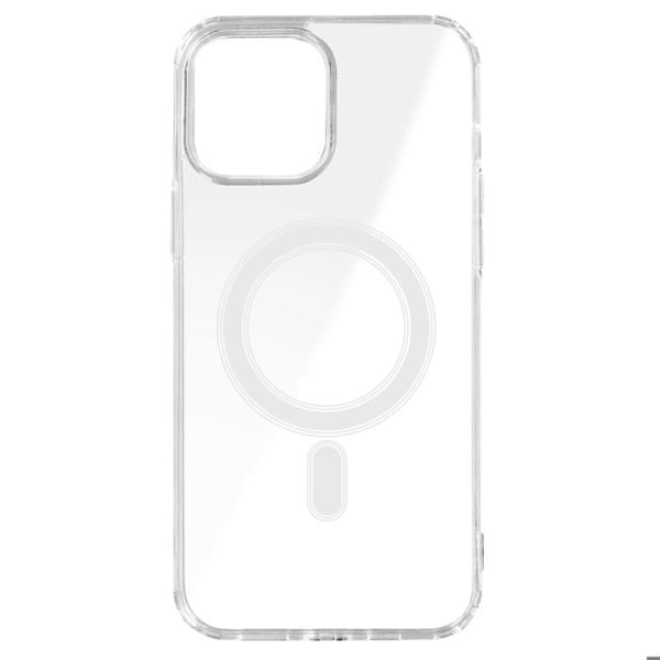 MagSafe-silikonskal för iPhone 11 med hård baksida Swissten Transparent