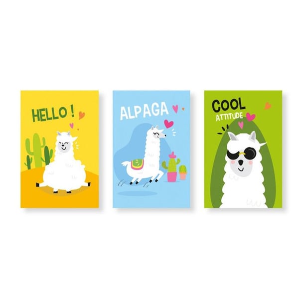 MégaCréa DIY - Skrapkort Lama Barnens favoritspel