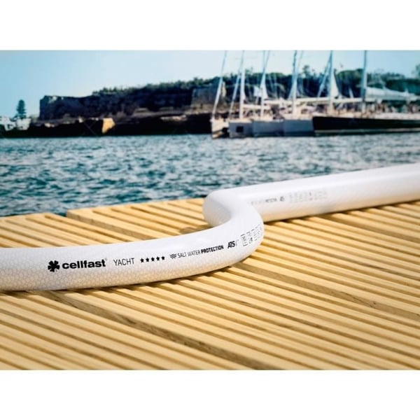 Vattenslang - CELLFAST - Yacht Prestige - Slang 20m - UV-beständig - Sprutpistol ingår