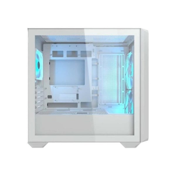 Torre Cougar MX600 Mini RGB Vit Mini Tower micro ATX/Mini-ITX 3 RGB-fläktar