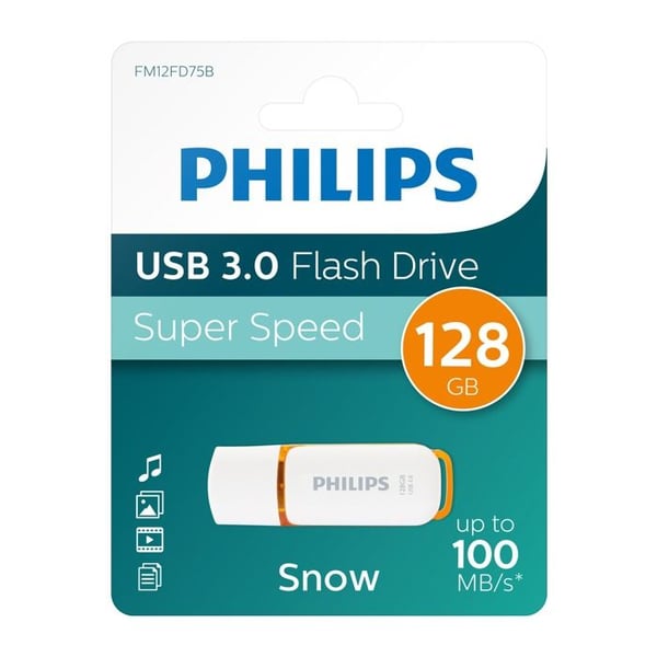 USB 3.0 Philips Snow Edition 128 GB Orange