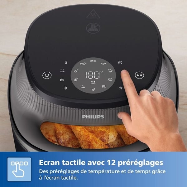 Luftfritös - PHILIPS - NA332/00 - 6,2L - 1700W - 12 program LED