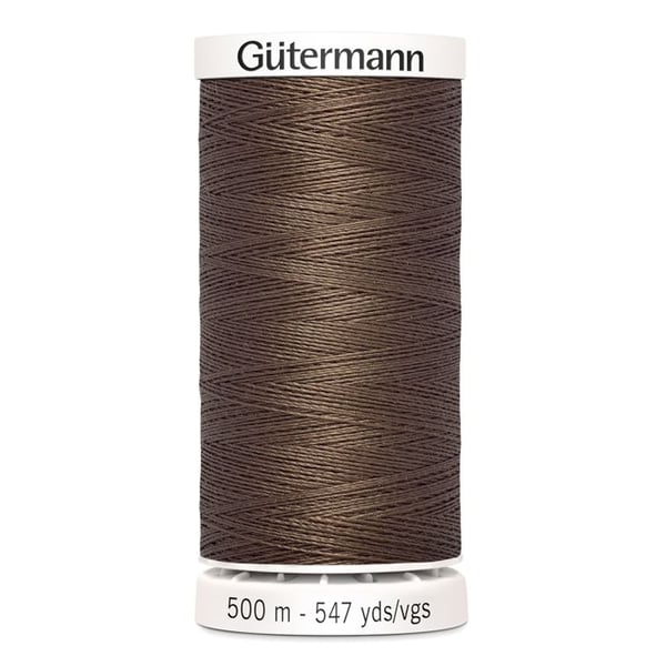 Tråd allt textil 100% polyester 5 spolar av 500m 701920 - Att 672 - mörk khaki