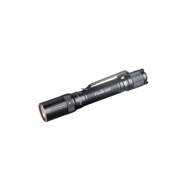 Lommelygte - FENIX - E20 V2.0 - 350 Lumen - Rækkevidde 126m - 2 AA-batterier