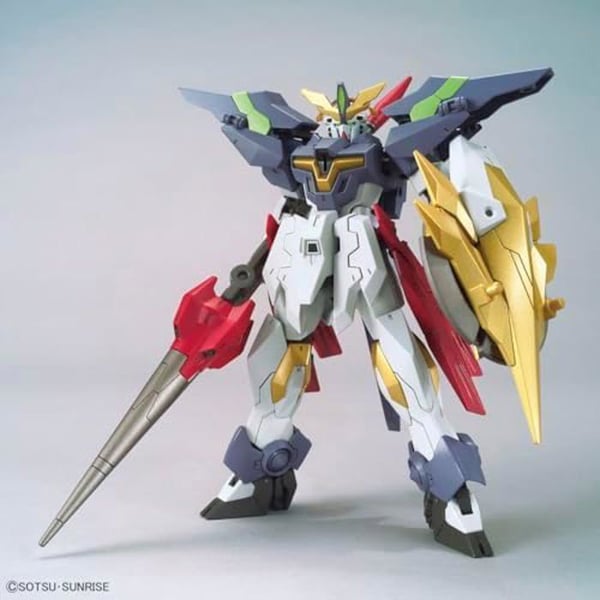 Modellkit - BANDAI SPIRITS - Aegis Knight - Flerfärgad - Spjut och sköld - Transformationslägen