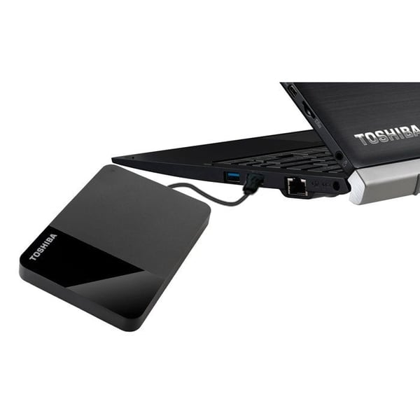 Extern hårddisk - TOSHIBA - Canvio Ready - 2.5" - 1 To - USB 3.0 - Svart