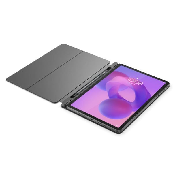Folio Cover - Lenovo - Idea Tab - Polyurethan + Polycarbonat - Stødbeskyttelse - Indbygget Støtte