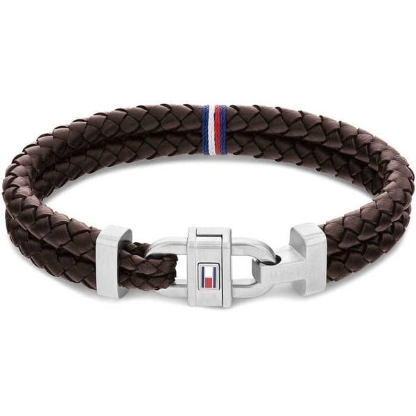 Armband - Stål, Läder Silver - Tommy Hilfiger - 2790363