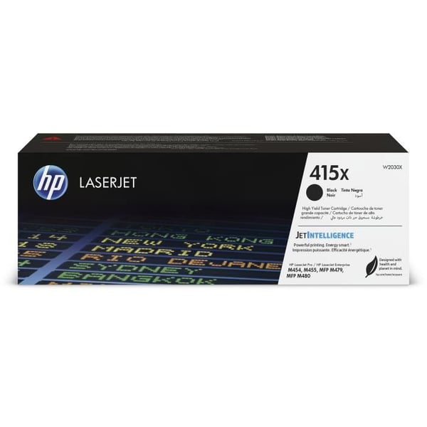 Original HP 415X Black High Yield Toner Cartridge (W2030X)