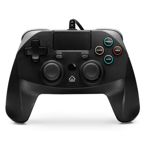 Snakebyte Pad 4S kabelansluten kontroller för PS4 3 meter svart - SNAKEBYTE - Pad 4S - Kabelansluten - Vibration - PS4