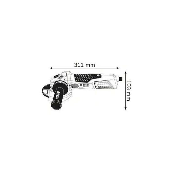 Vinkelslip GWS 19-125 CIE 1900W i kartong - BOSCH - 060179P002