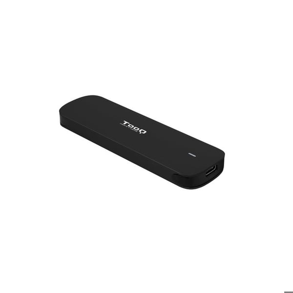 USB-C 3.2 Extern Hölje - TooQ - TQE-2201 - NVMe M.2 - 10 GB/s - Svart Aluminium