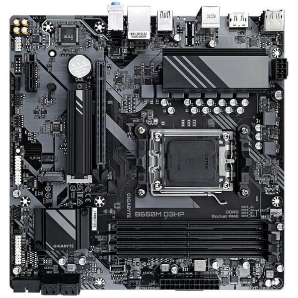 Moderkort - GIGABYTE - B650M D3HP - Sockel AM5 - DDR5 upp till 7600 MHz - 2.5 GbE LAN