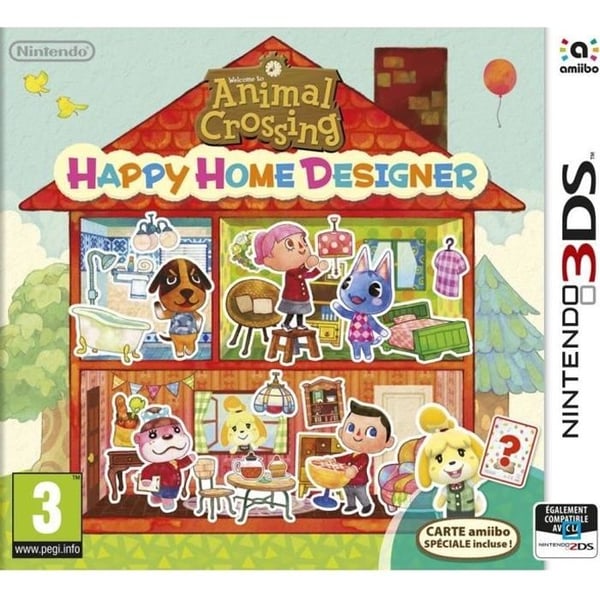 Animal Crossing Happy Home Designer 3DS- USED